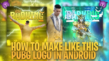 HOW TO MAKE 3D PUBG LOGO || PSCC PUBG PROFILE || BADKING YT