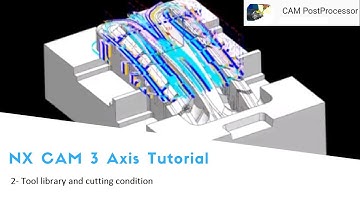 2- NX CAM tutorial - Tool library and cutting condition
