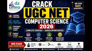 Crack UGC NET Computer Science 2026  Complete Strategy   Career Opportunities