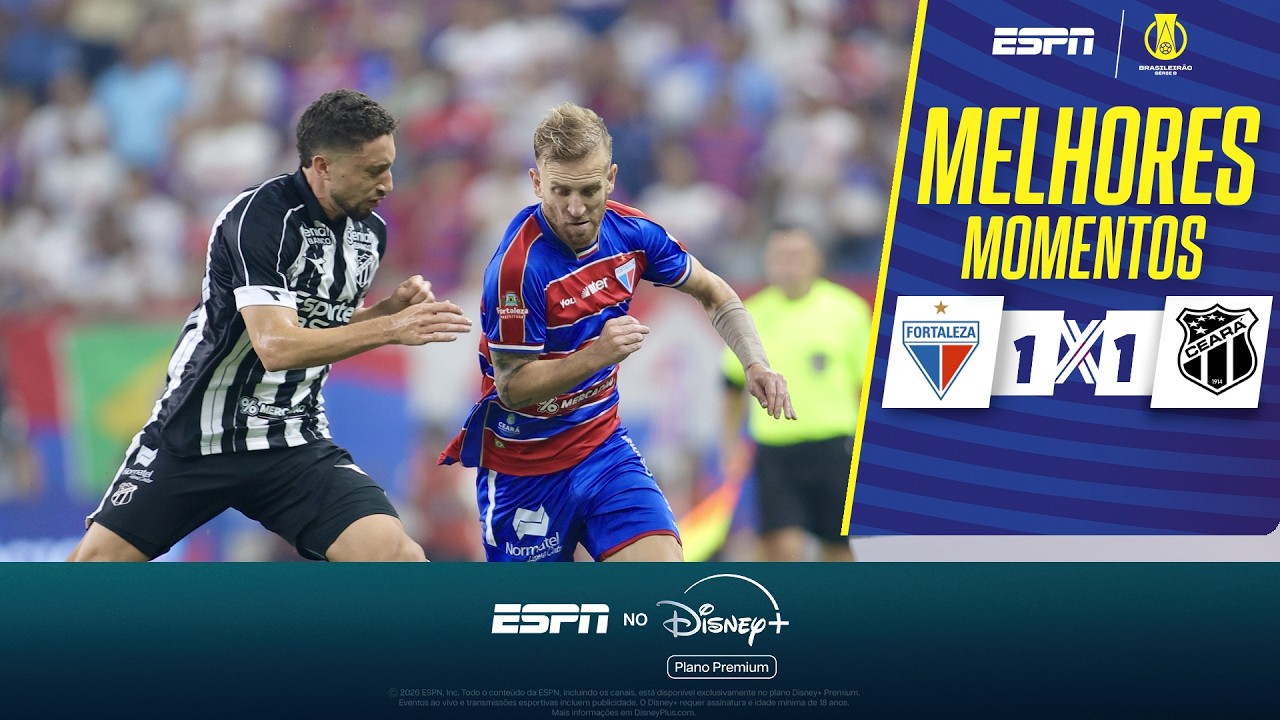 TABU MANTIDO! CEARÁ ARRANCA O EMPATE NO FIM CONTRA O FORTALEZA NA SÉRIE B | MELHORES MOMENTOS