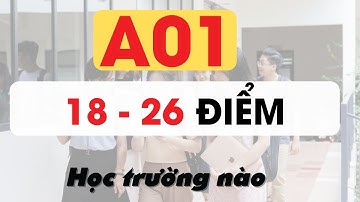 18 đến 26 điểm khối A01 nên học ngành nào, trường nào ở Hà Nội và Thành phố Hồ Chí Minh