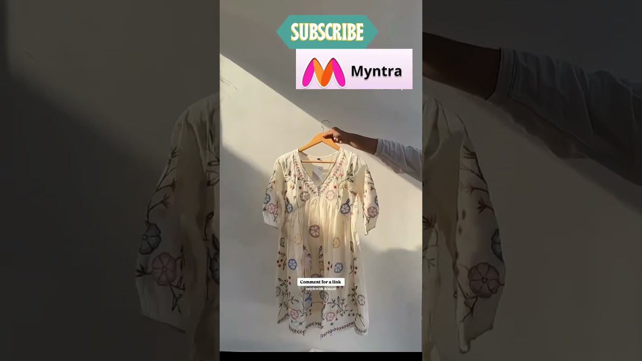 cotton a line knee length dress Link description box 👇 