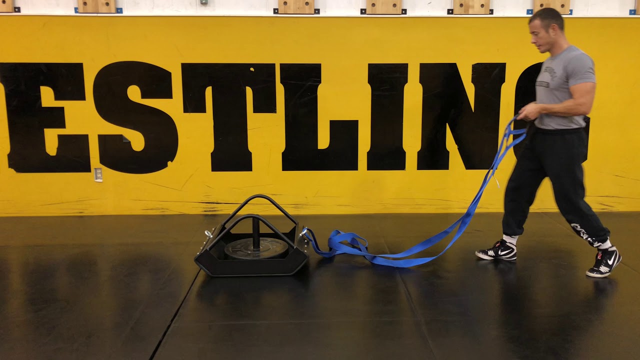 Wrestling Sled Technique Burst Contrast Training YouTube