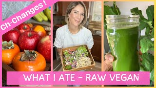 What I ate Today  Raw Vegan  52 Years Young