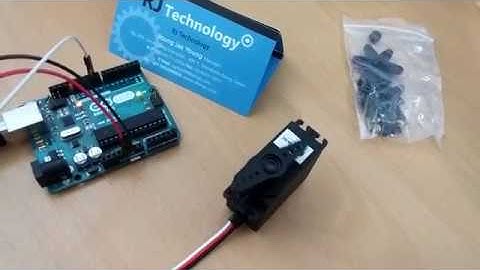 Arduino Uno 로 DS04-NFC 360도 회전 서보모터 제어해 보기