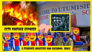 8 STUDENTS  FRM UTUMISHI GIRLS ACADEMY ARRESTED AFTER CCTV FOOTAGE EXPOS£D