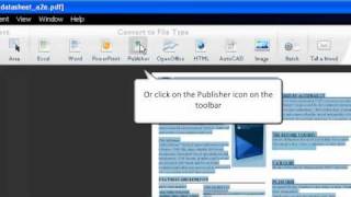 How to Convert PDF to Publisher with Able2Extract 7 screenshot 5