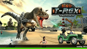 Dino T-Rex Simulator 3D - Android Gameplay FHD