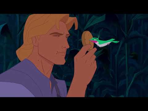 Pocahontas Hummingbird Cookie 