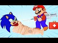 Sonic Super Gold vs Super Mario - Funny moments - Sonic The Hedgehog 2021