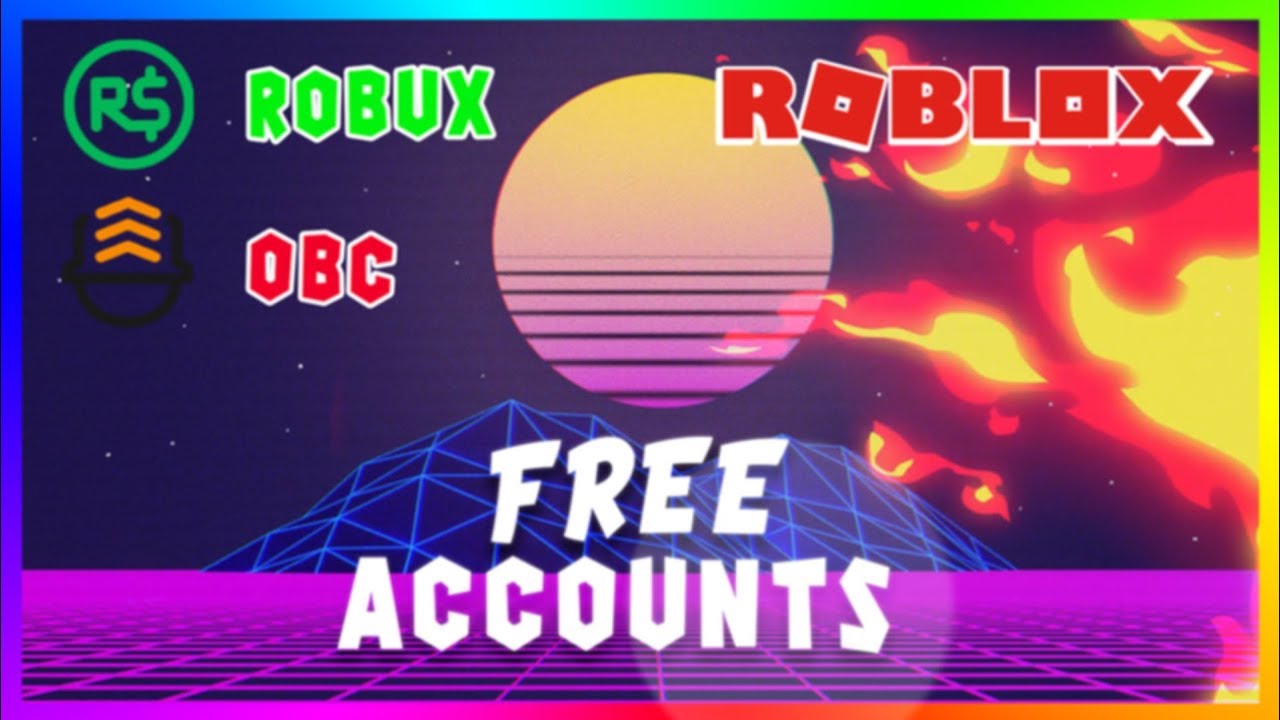 How To Get Free Roblox Account Youtube