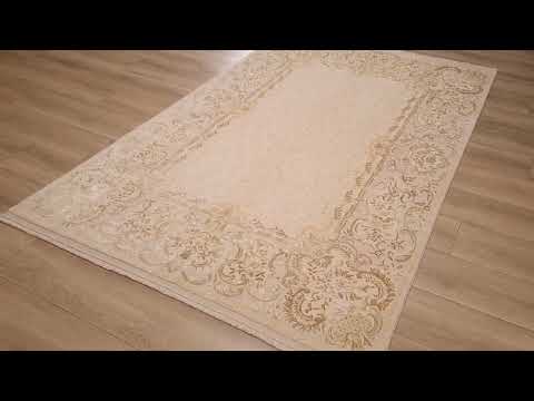 Ottoman Serisi Uşak Desenli Krem Yün Halı inceleme videosu kapak görseli