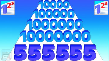 Number Merge Run | NEW UPDATE | All Levels Gameplay | Satisfying Mobile Games | Android, iOS #23