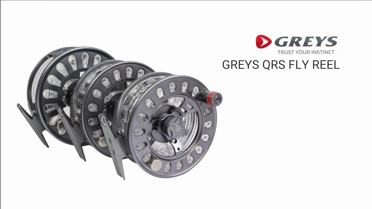 Greys QRS Fly Reel - Quad System Fly Fishing Reel With 3 Spare Spools NEW  2018