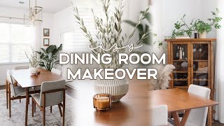 Cozy DINING ROOM MAKEOVER | Minimal Decor, Hygge Styling Tips \& Full Tour!