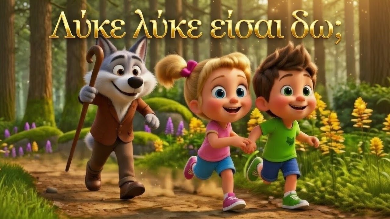 Λύκε λύκε είσαι δω; 🐺 Παιδικό Τραγούδι & Παιχνίδι | Παιδικά Τραγούδια 2026»
