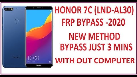 HONOR 7C (LND-AL30) 2020 FRP BYPASS WITH OUT PC