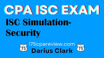 CPA ISC Exam-Security-Controls and Mitigation. By Darius Clark-#cpaexam