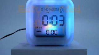 Aurora Colour Changing Alarm Clock, findmeagift.co.uk screenshot 4