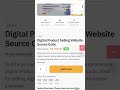 Digital Product Selling Website Source Code #digitalproducts #webdesign #webdevelopment #webdesigner