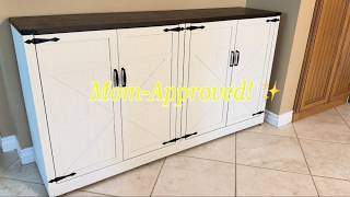 White Farmhouse Buffet Cabinet Review: Storage & Style