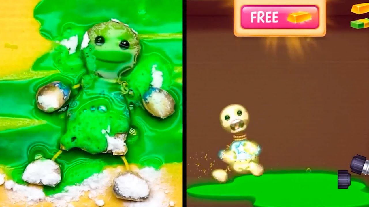 Buddy Antistress Kick The Buddy. Unpacking game. Cardboard game. DIY