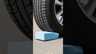 MOST SATISFYING Car Tire Crushing ASMR | Crushing Floral Foam &amp; Soft Things by Car