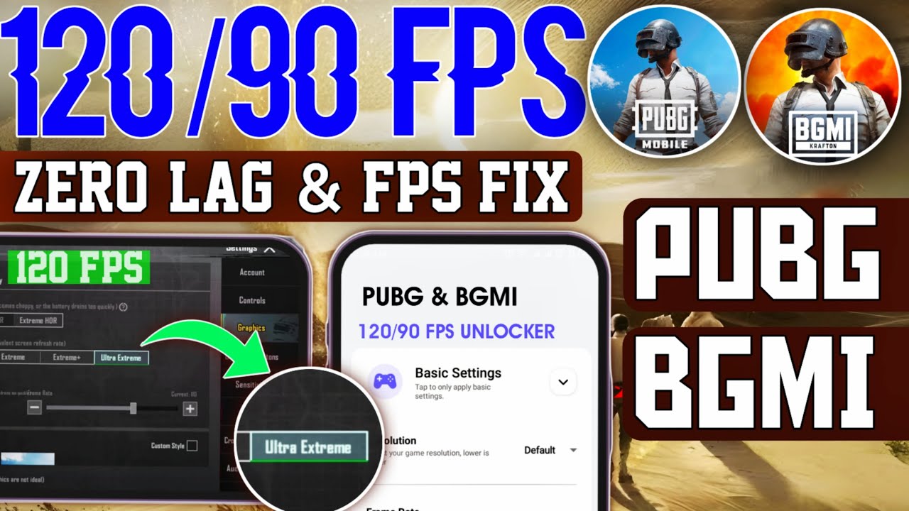 100% REAL 120 / 90 FPS in PUBG 3.7 FIX 😱 120 / 90 FPS in BGMI 3.7 FIX😍 ...