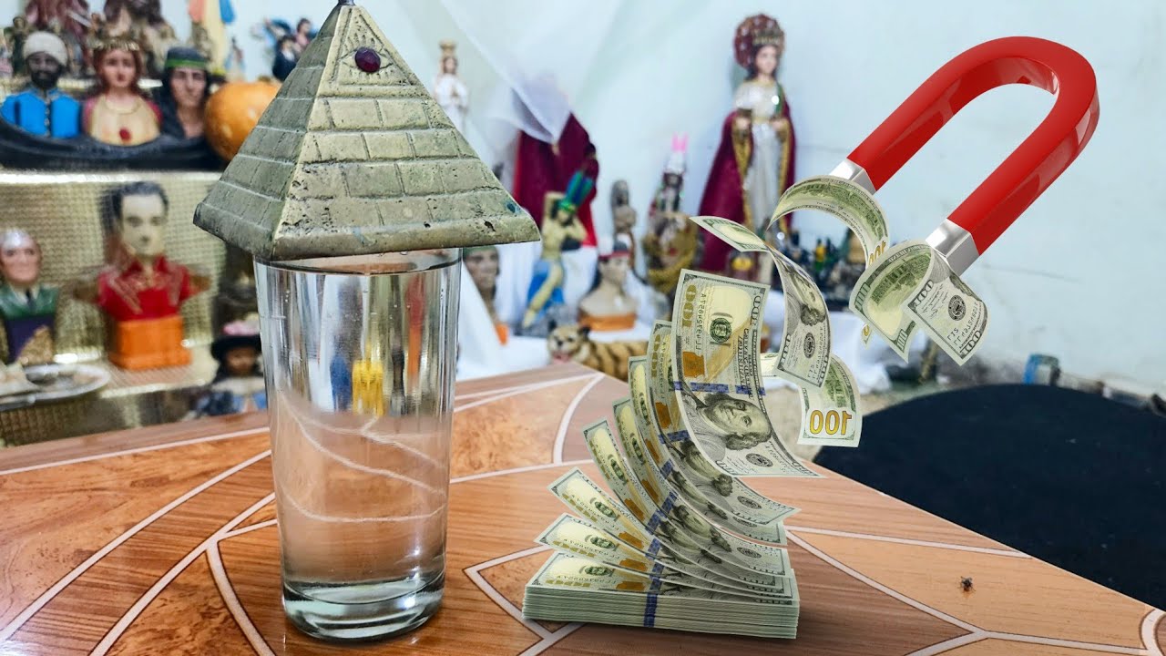 COMO HACER AGUA MAGNETICA 🧲 PARA ATRAER EL DINERO!!! (FÁCIL Y RÁPIDO
