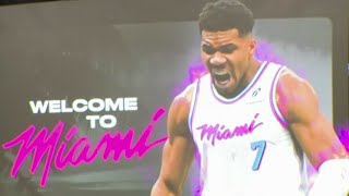 Miami Heat welcomes Giannis Antetokunmpo