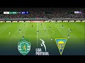 SPORTING vs ESTORIL Live | Liga Portugal 2026 | 27 February 2026 | Simulation PES 2021 Gameplay
