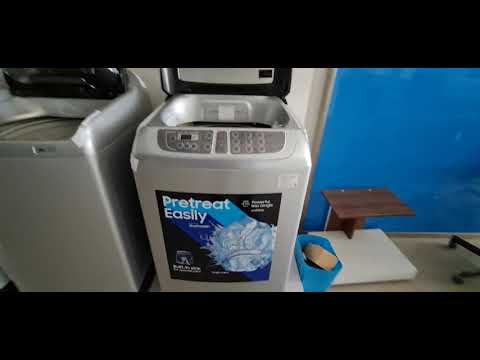 غسالة ملابس سامسونج تحميل علوي ديجيتال سعة 15 كيلو فضي