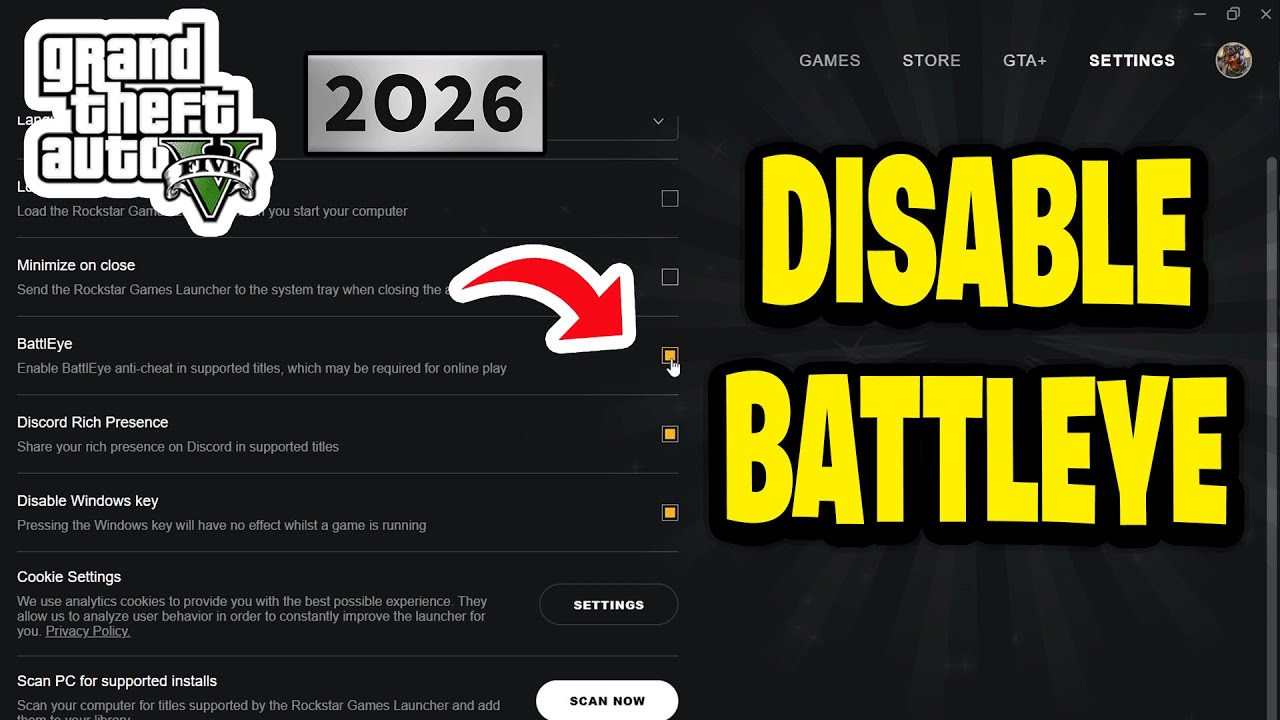 How To Disable Battleye In GTA 5 2026 YouTube 