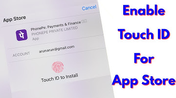 How to use touch id for app store purchases || Enable Touch ID For iPhone App Store