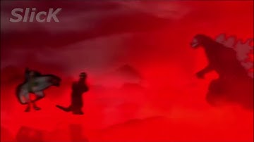 Showa godzilla and zilla dancing on godzilla in hell (Check Desc)