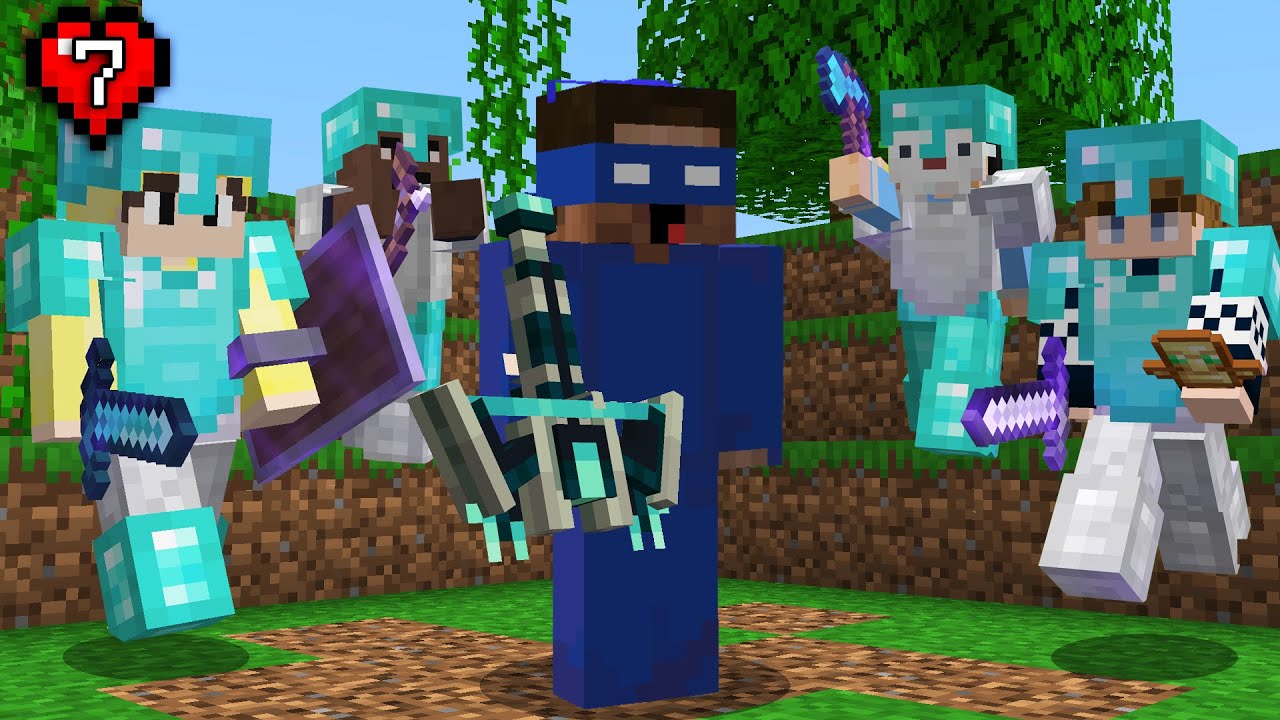 poniks Minecraft'da Battle Royale Oynuyor 7