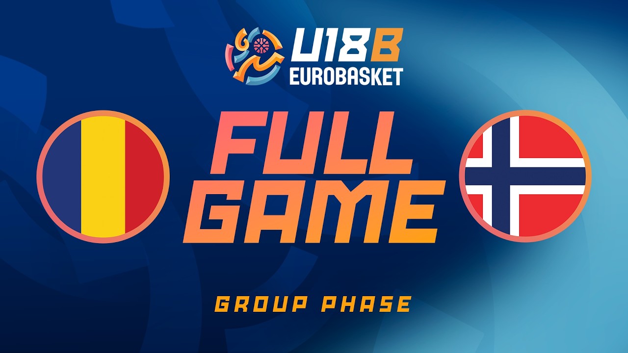 Group Phase | Romania v Norway | Full Basketball Game | FIBA U18 EuroBasket 2026 Division B