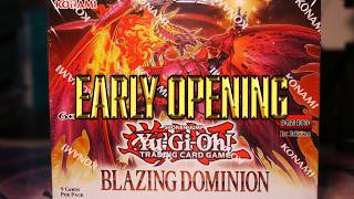 Yu-Gi-Oh! Blazing Dominion Early Box Opening