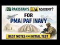 Pakistan’s No 1 Academy? | Best Notes for PMA PAF Navy | Stop Wasting Time & Pass Initial Test