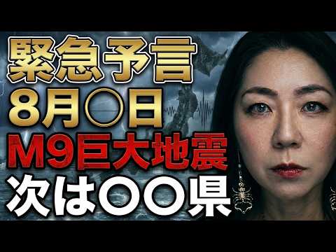 【100％的中予言】8月〇日、M9巨大地震。次は〇〇県、最新の予兆と「日本の危機」を徹底解説 【予言的中：8月23日2時、茨城県南部で震度5弱の地震】