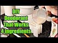 DIY All Natural Deodorant at Home (Just 4 Ingredients)