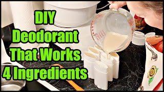 DIY All Natural Deodorant at Home (Just 4 Ingredients)