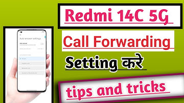 Redmi 14C 5G Call Forwarding Setting kaise ON Kare | Call Forwarding Kaise kare