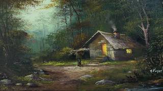 How I Paint Landscape Just By 4 Colors Oil Painting Landscape Step By Step 135 By Yasser Fayad