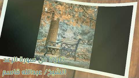 تلاوة من سورة الرعد الشيخ/ عبدالله قاسم