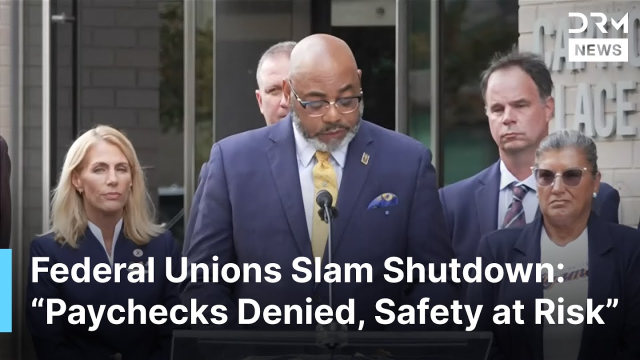 BREAKING NEWS: Federal Union Leaders Demand End to Government Shutdown in Fiery Presser | AC1G