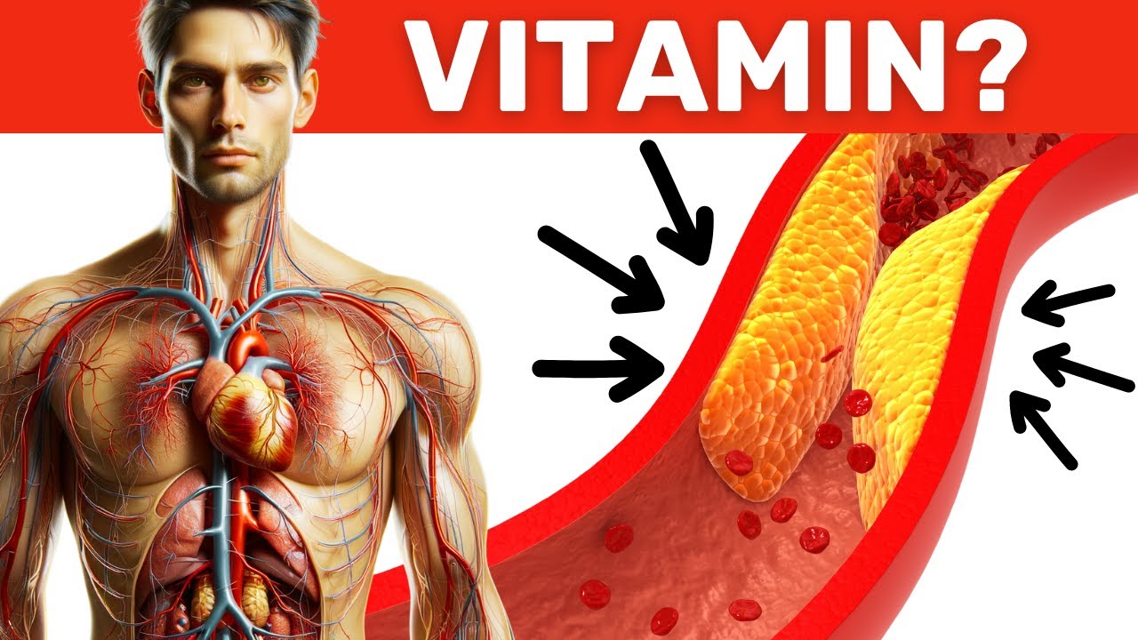 #1 VITAMIN to remove PLAQUE and BAD CHOLESTEROL from ARTERIES