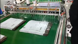 CHOVYTING fully auto Double Lane courier bag express bag making machine