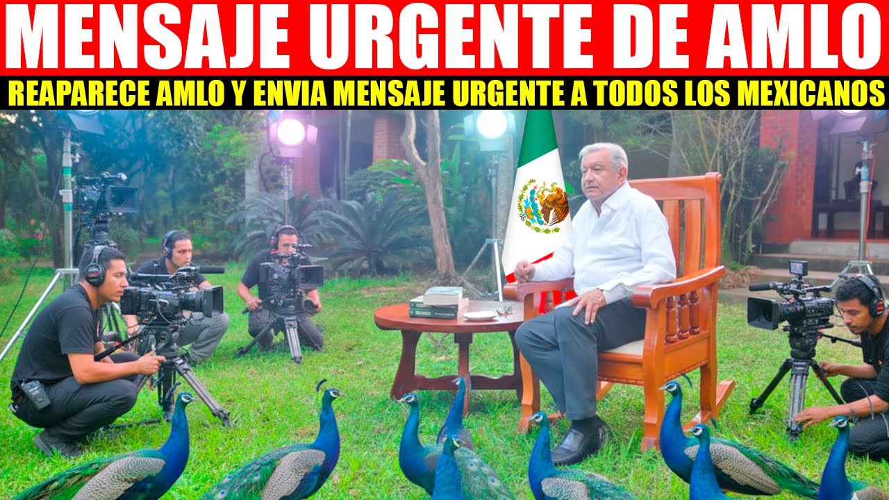 🦅👏🏽🇲🇽MIRA:AMLO REAPARECE DE NUEVO Y ENVIA MENSAJE PODEROSO A TODOS LOS MEXICANOS, TIEMBLAN OPOSITOR