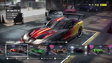 DODGE SRT VIPER GTS Customization // NFS HEAT // GTMS GAMING